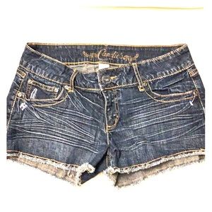 Denim shorts